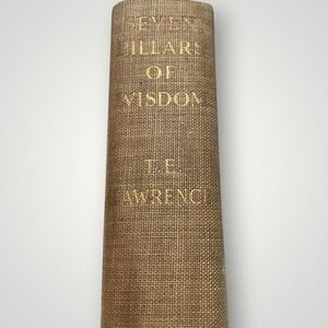 Doubleday Seven Pillars of Wisdom T.E. Lawrence 1936 1st Ed Vintage Book